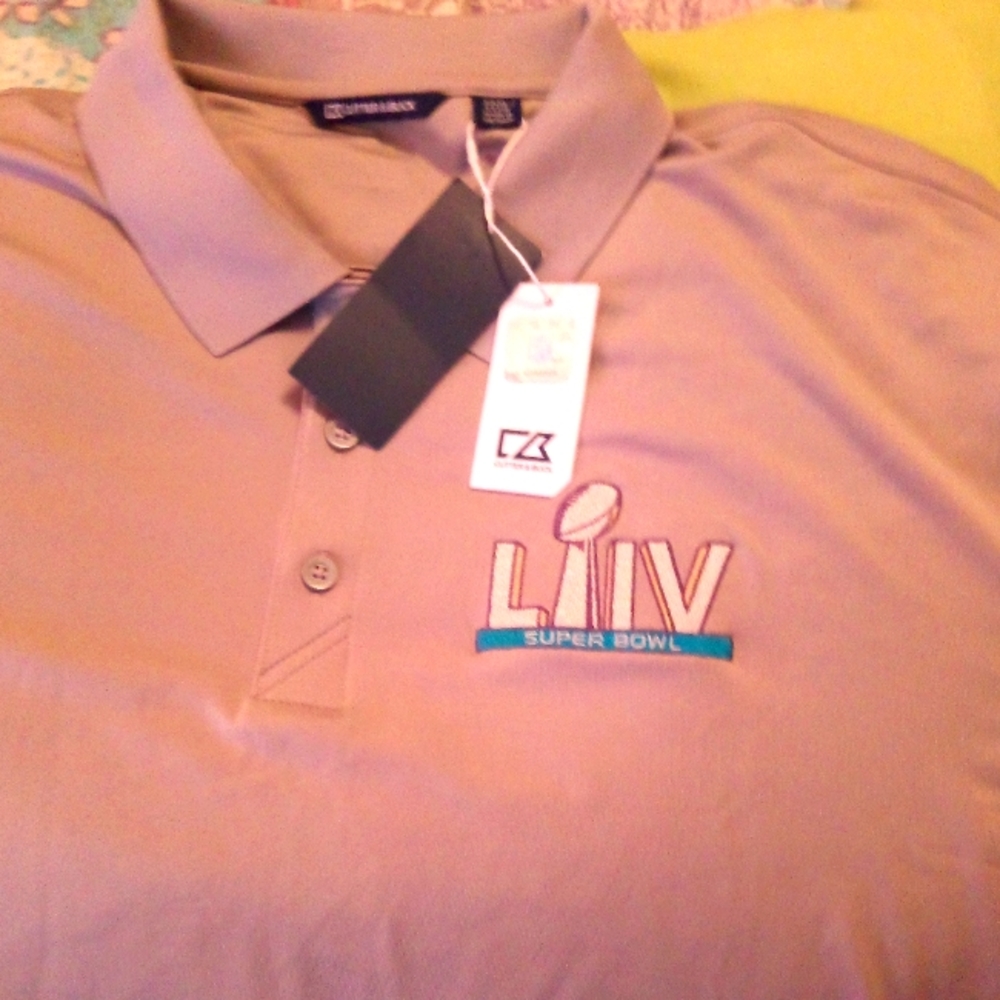 Cutter and Buck NFL Super Bowl shirt sz 3 XL